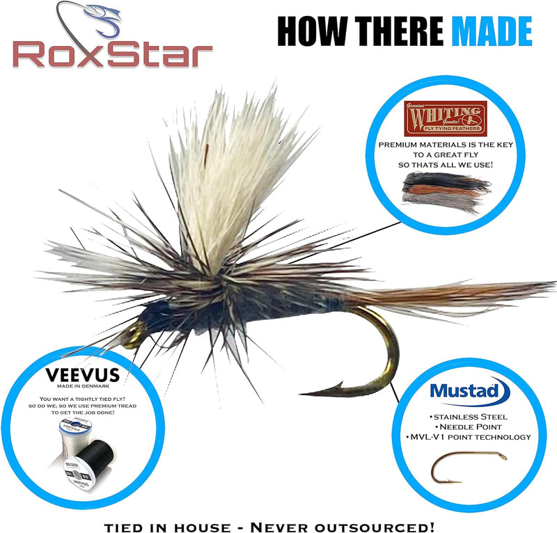 5dz (60pk) Dry Flies for Trout