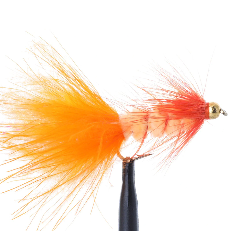 BeadHead Woolly Bugger Orange/Yellow