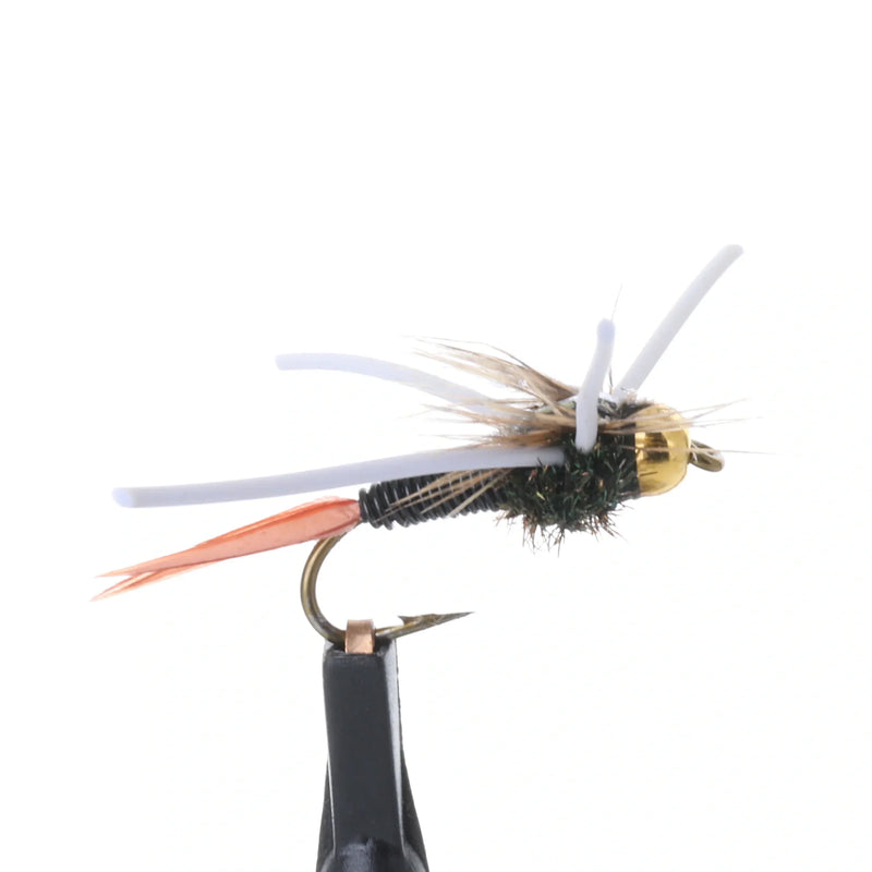 Beadhead Copper John Rubberleg Black