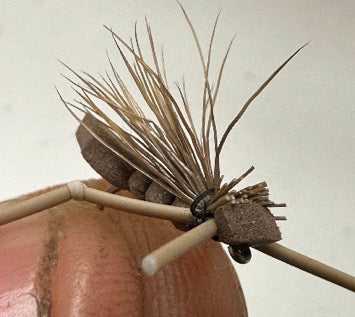 Foam Elk Hair Caddis Rubberleg Brown