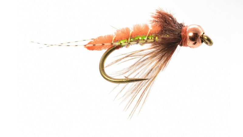 BeadHead Caddis Poopah Tan