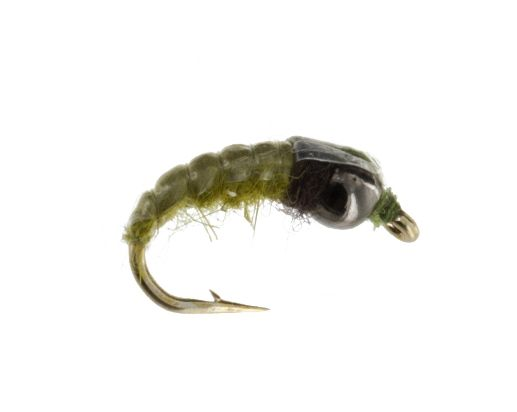 BeadHead Bottom Bouncing Caddis Olive