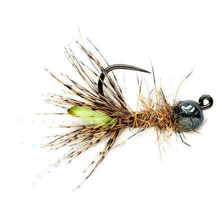 Tungsten Peeping Caddis Burnt Green