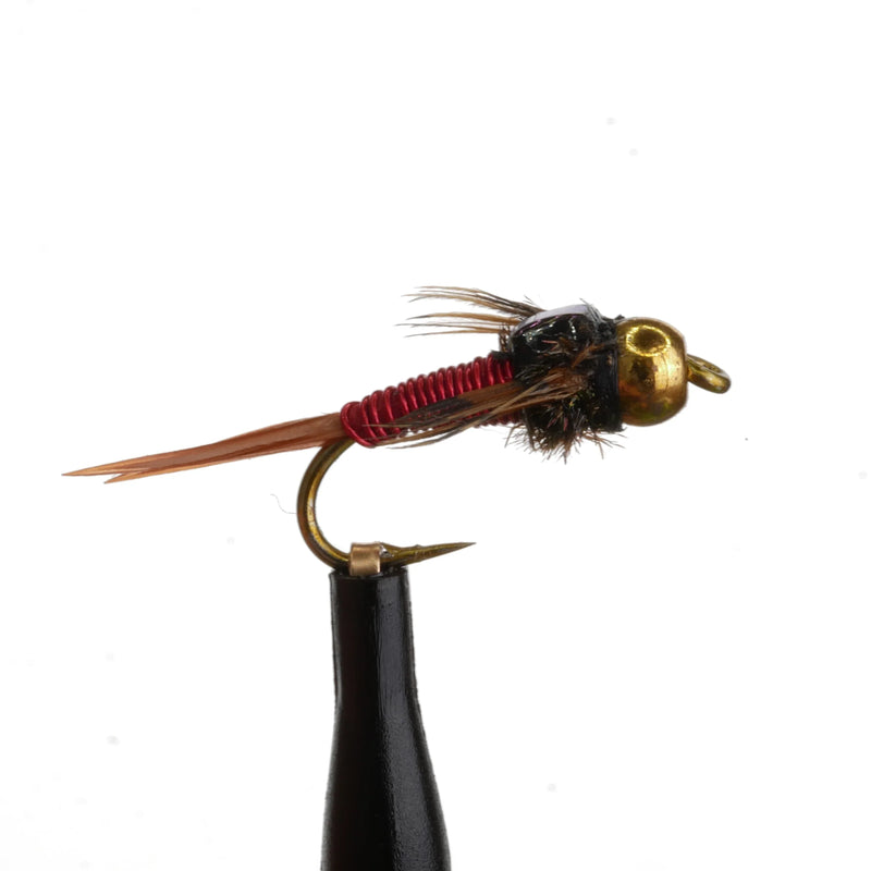 Beadhead Copper John Red