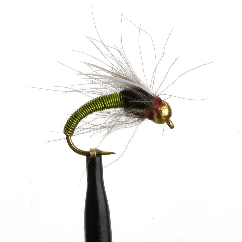 Beadhead Copper Swan Chartreuse