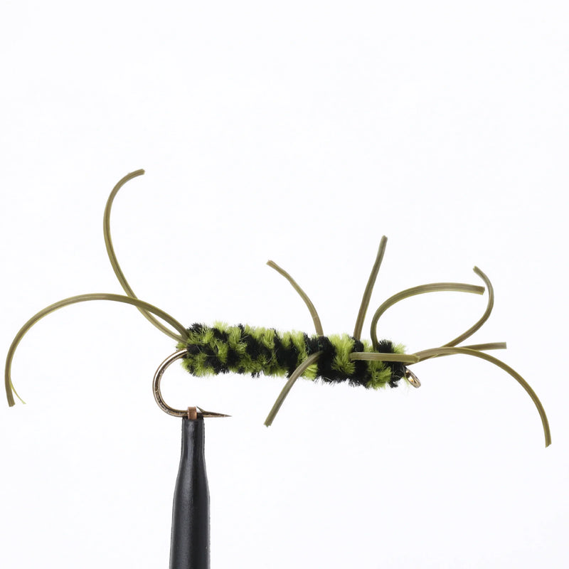 Pat's Rubberleg Olive/Black