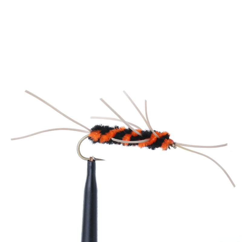 Pat's Rubberleg Orange/Black