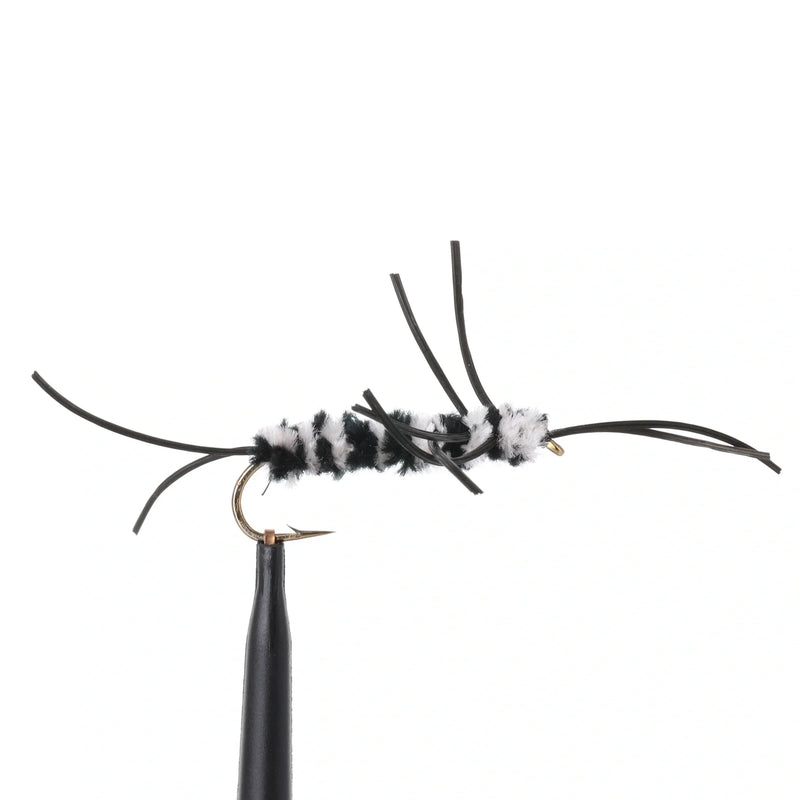Pat's Rubberleg White/Black