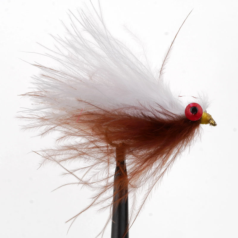 Clouser Marabou Brown/White