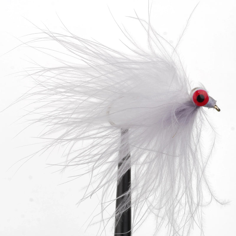 Clouser Marabou Gray/White