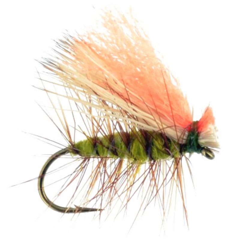 Hi-Vis Elk Hair Caddis Olive