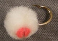 BeadHead Glo Bug White/Flame
