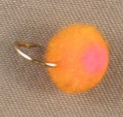 BeadHead Glo Bug Burnt Orange/Flame