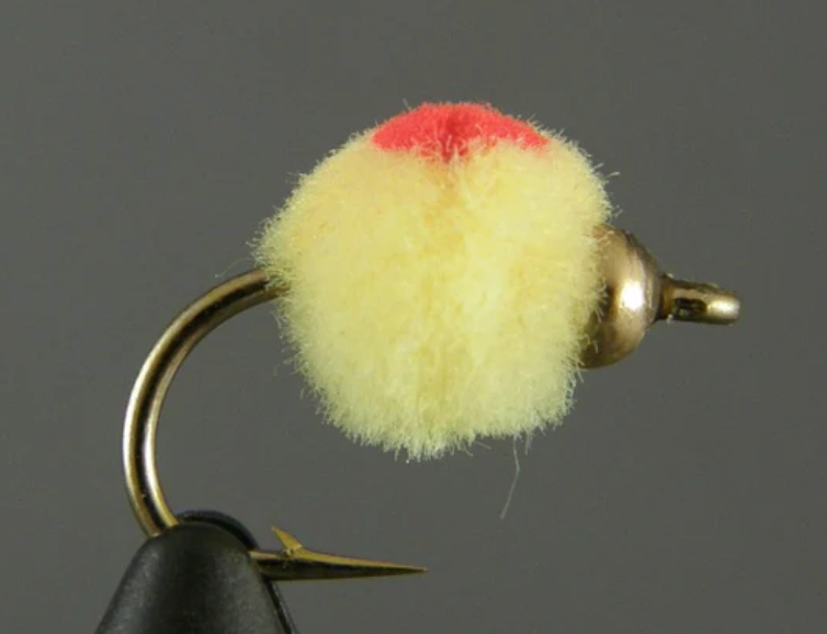 BeadHead Glo Bug Oregon Cheese/Flame