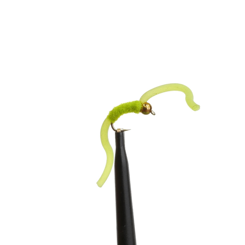 BeadHead Chenille Squirmy Worm Chartreuse