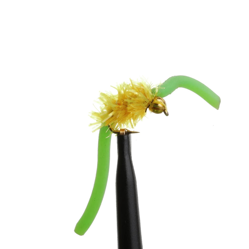 BeadHead Estaz Egg Worm Yellow/Green